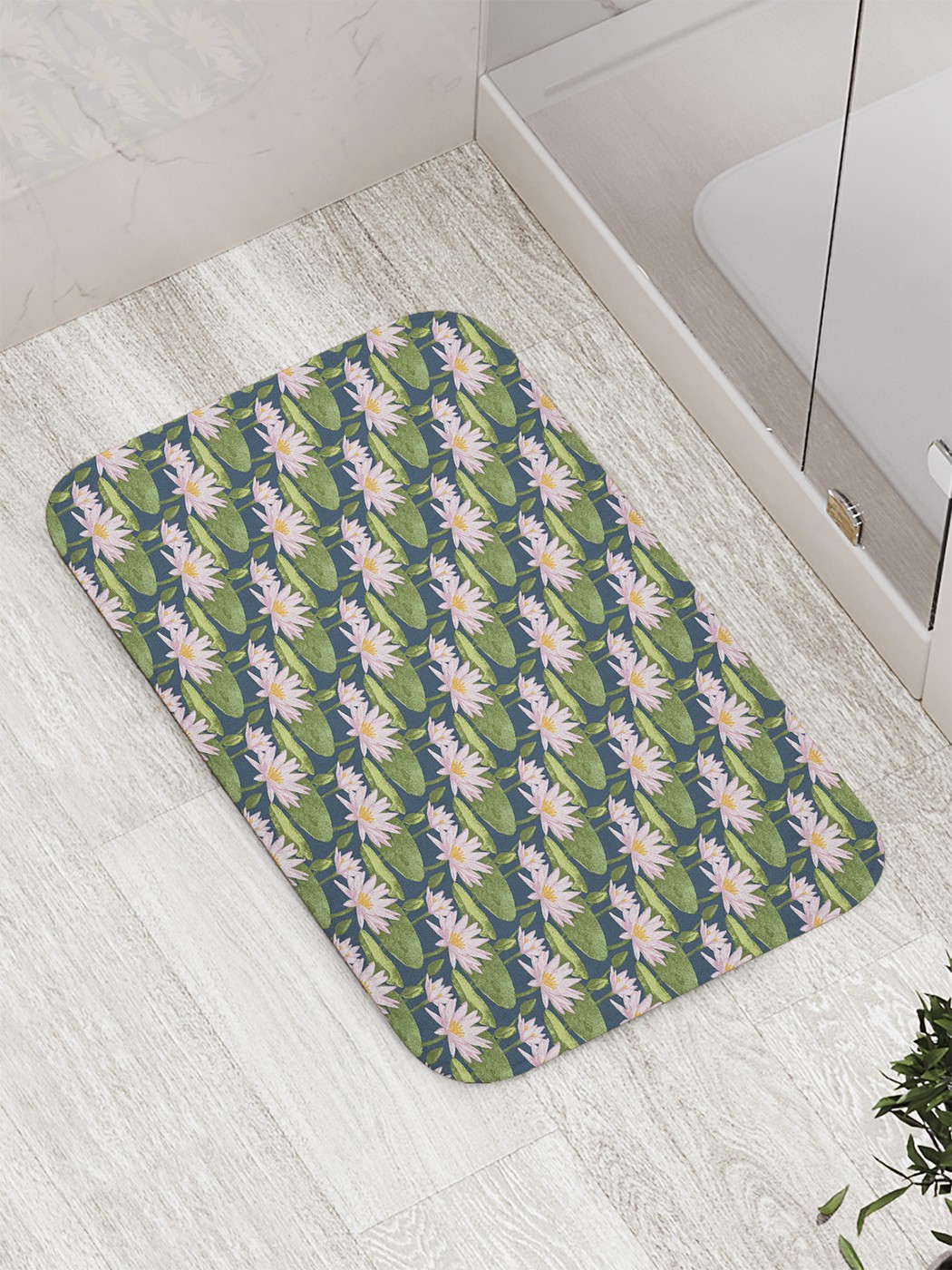 

bath_61939 Коврик противоскользящий для ванной, сауны, бассейна, 77х52 см