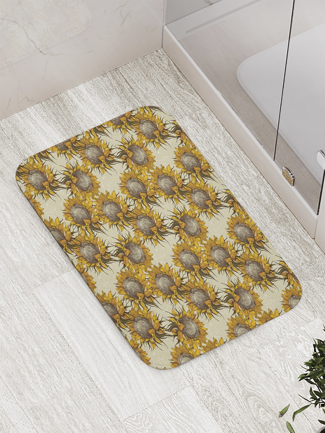 

bath_61938 Коврик противоскользящий для ванной, сауны, бассейна, 77х52 см