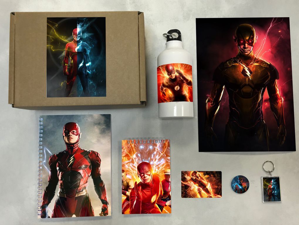 

Бокс с подарком Флэш, The Flash - 4, 53734583-1, 7 предметов
