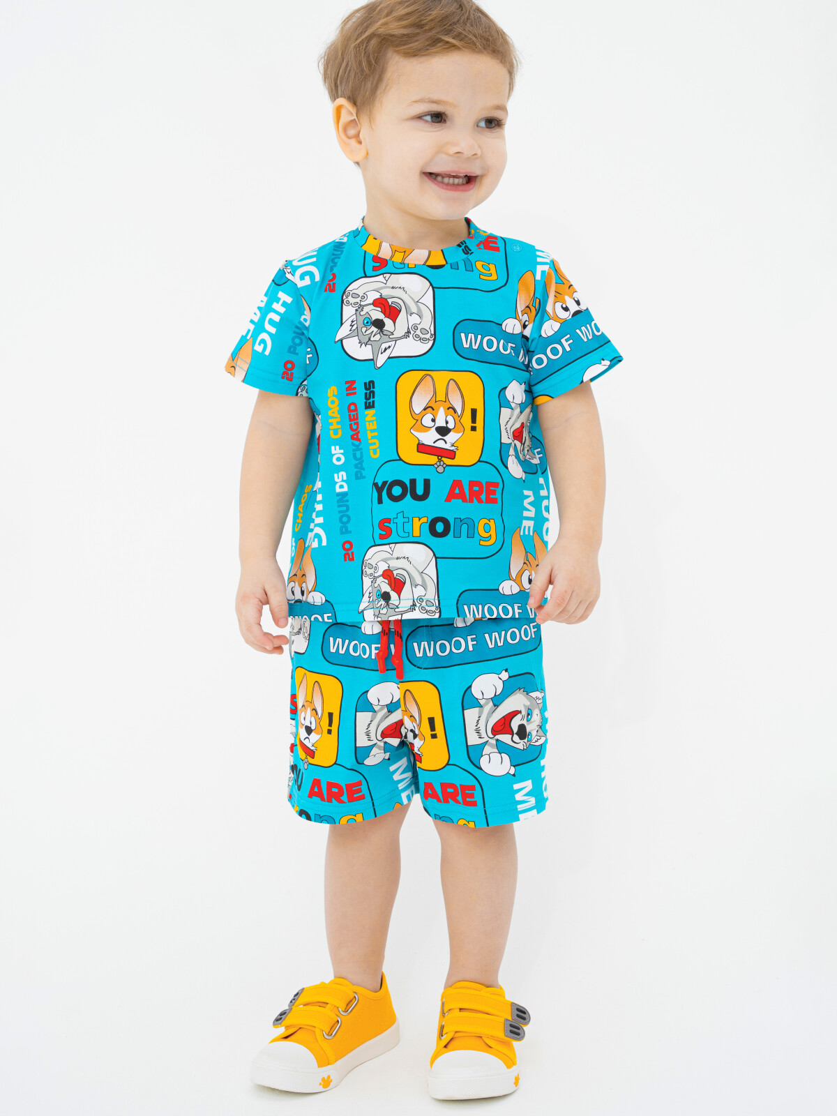 Пижама детская PlayToday Baby 12313017, разноцветный, 92