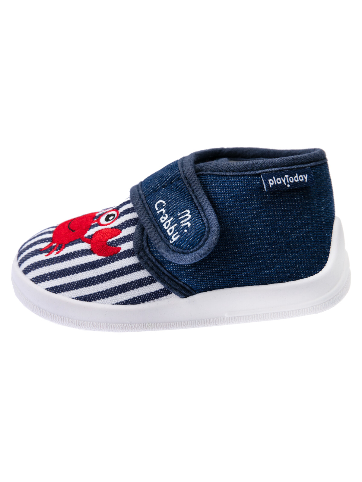 

Тапочки PlayToday Newborn-Baby 12319021, темно-синий, белый, 20, 12319021