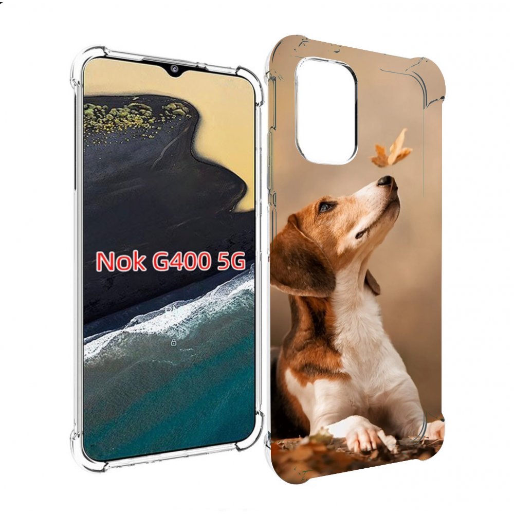 

Чехол MyPads бигль-собака для Nokia G400 5G, Прозрачный, Tocco