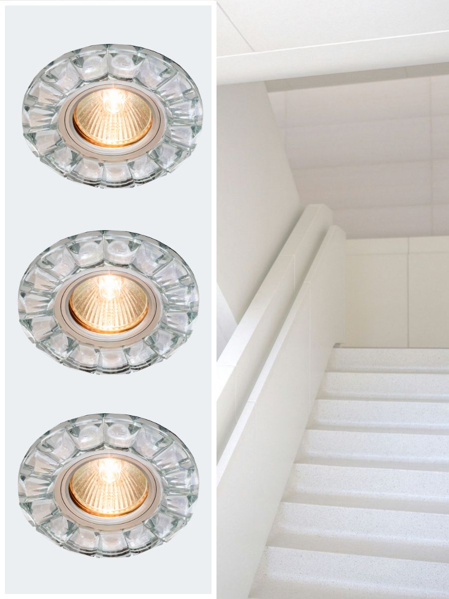 

Встраиваемый светильник Max Light Crystal LED 4 ML, 3 шт
