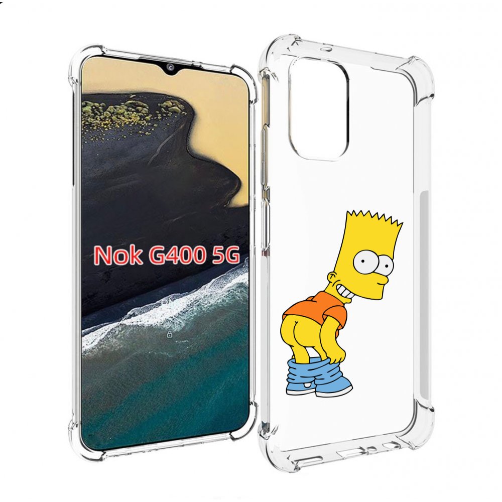 

Чехол MyPads барт-симпсон-довольный для Nokia G400 5G, Прозрачный, Tocco