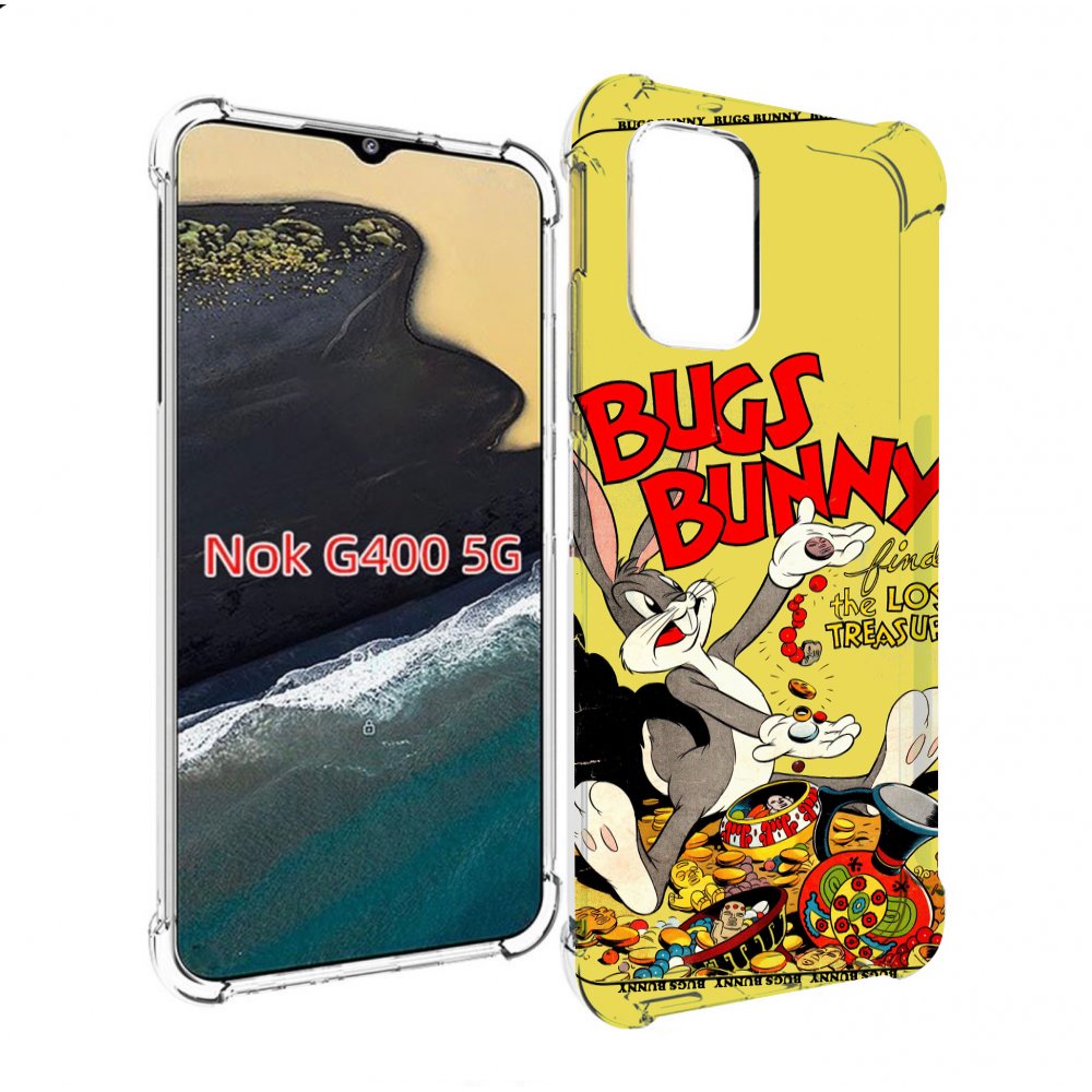 

Чехол MyPads бакс-банни-и-еда для Nokia G400 5G, Прозрачный, Tocco