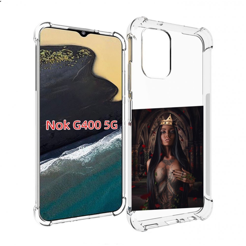 

Чехол MyPads багровый-пик для Nokia G400 5G, Прозрачный, Tocco