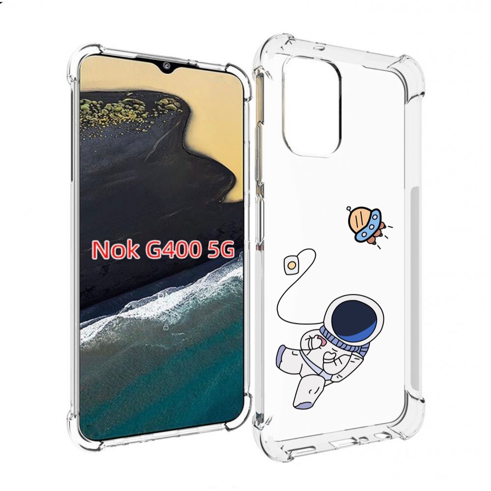 

Чехол MyPads астронавт для Nokia G400 5G, Прозрачный, Tocco