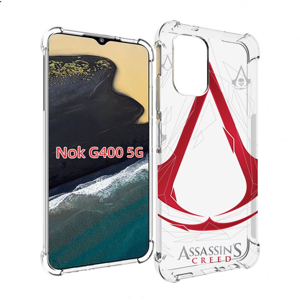 

Чехол MyPads ассасин-крид-знак для Nokia G400 5G, Прозрачный, Tocco