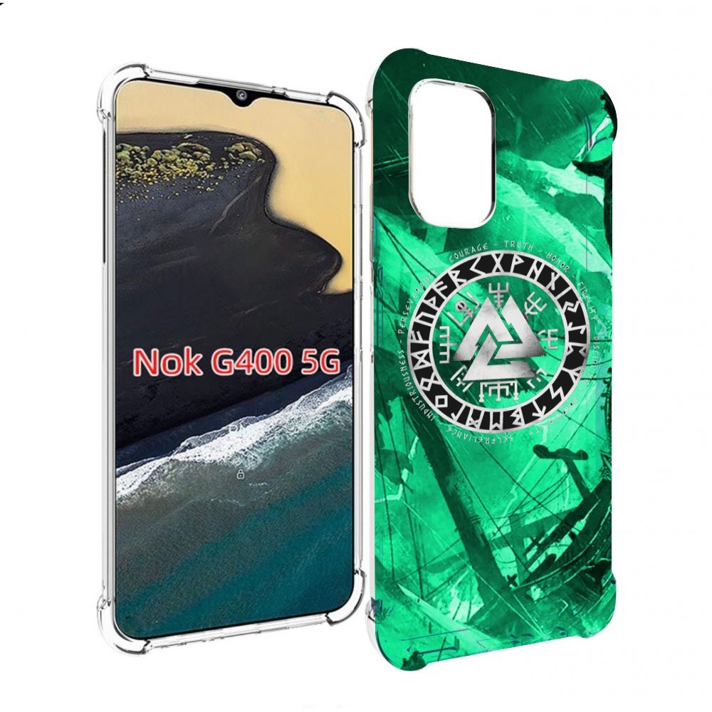 

Чехол MyPads ассасин-крид-2020-рагнарек мужской для Nokia G400 5G, Прозрачный, Tocco