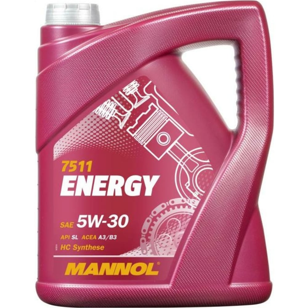 

Моторное масло MANNOL синтетическое ENERGY 5W30 5л