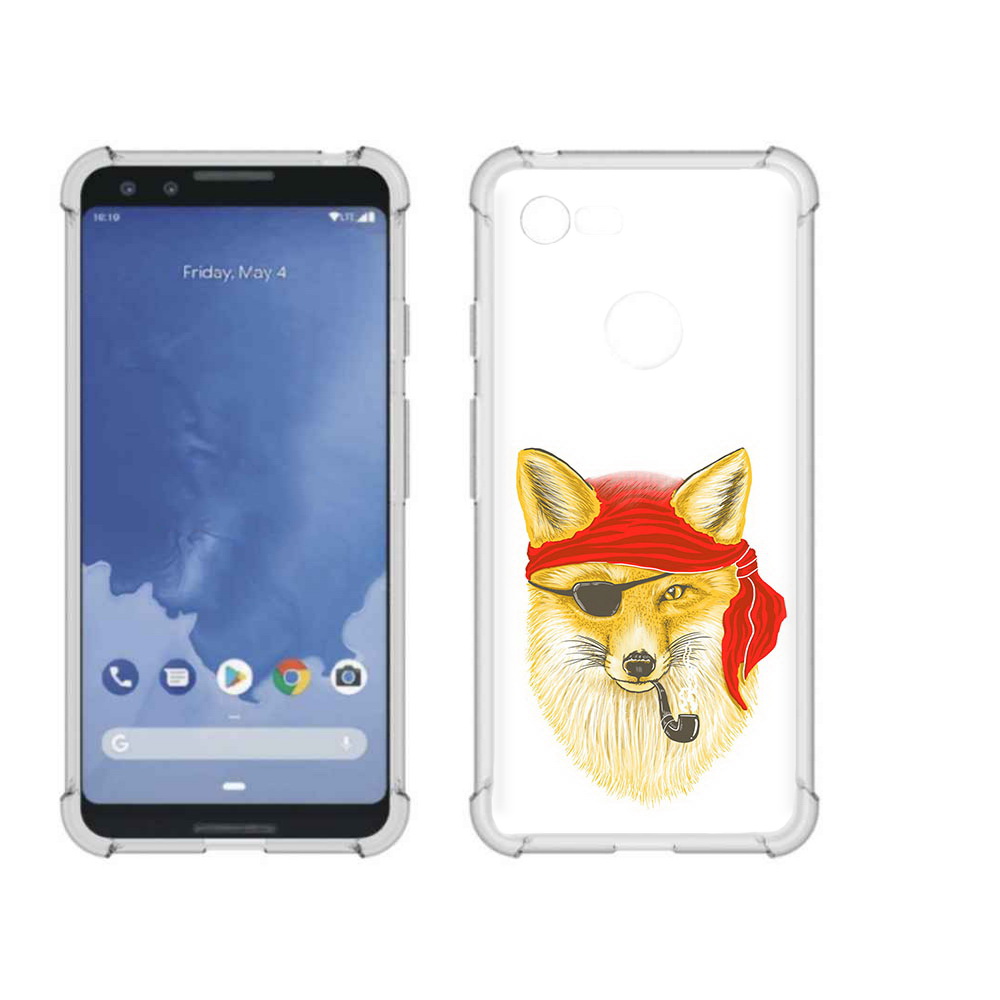 

Чехол MyPads Tocco для Google Pixel 3 лиса-пират, Прозрачный, Tocco