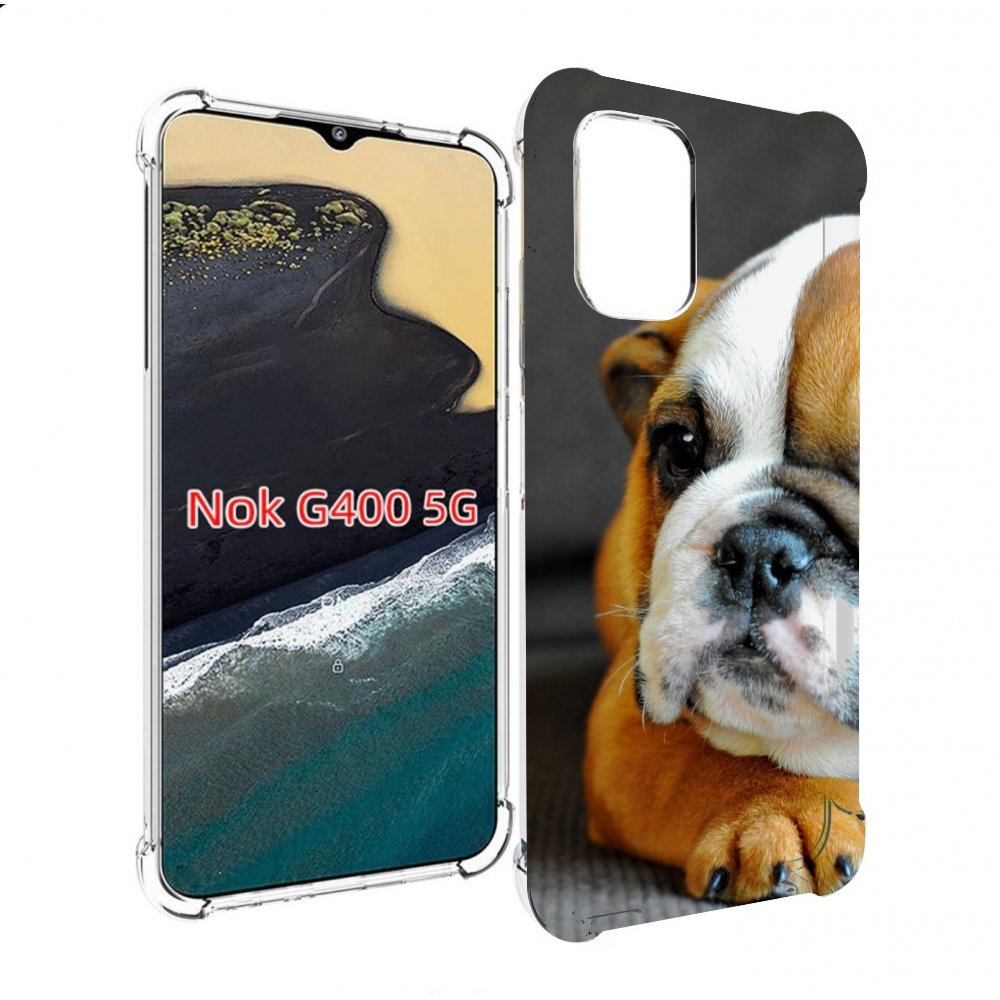 

Чехол MyPads англиискии бульдор для Nokia G400 5G, Прозрачный, Tocco