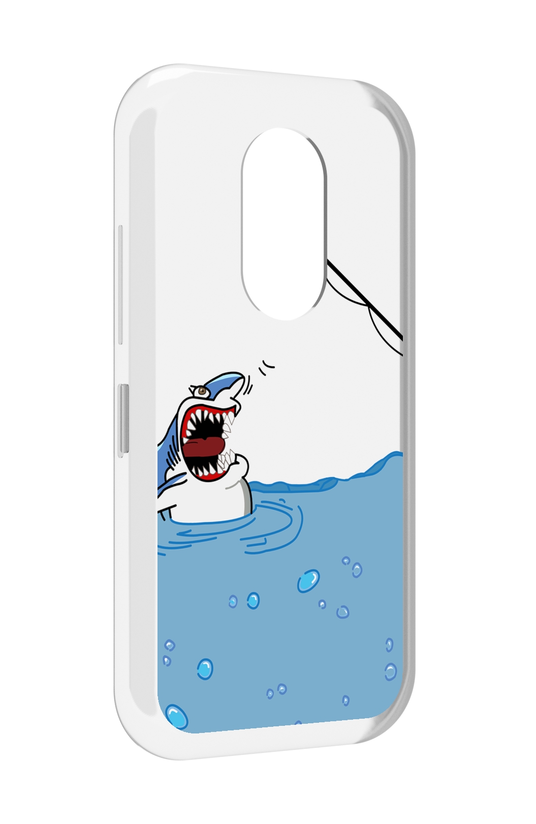 

Чехол MyPads акула-рисунок для Doogee S61 / S61 Pro, Прозрачный, Tocco