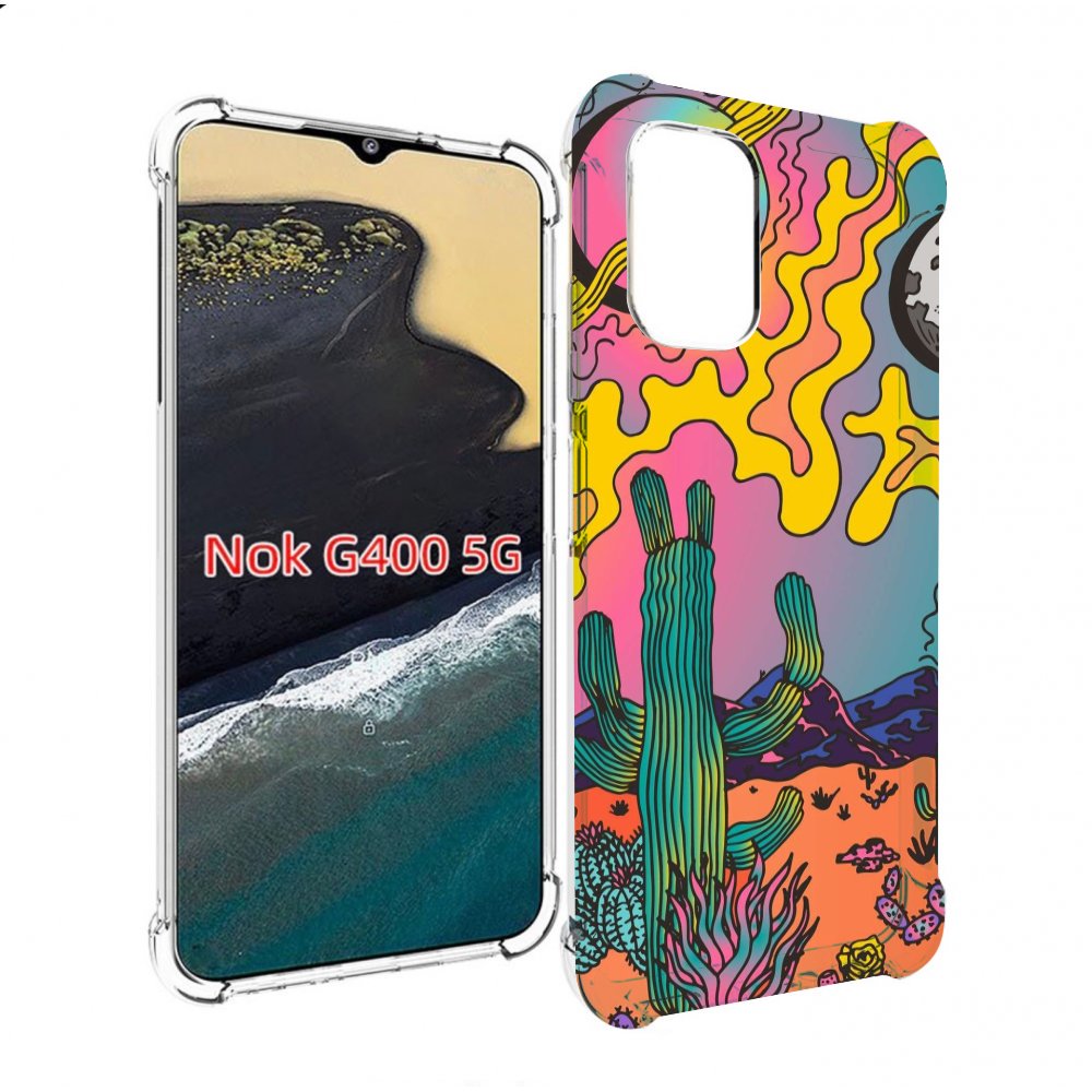 

Чехол MyPads акварельные рисунки для Nokia G400 5G, Прозрачный, Tocco