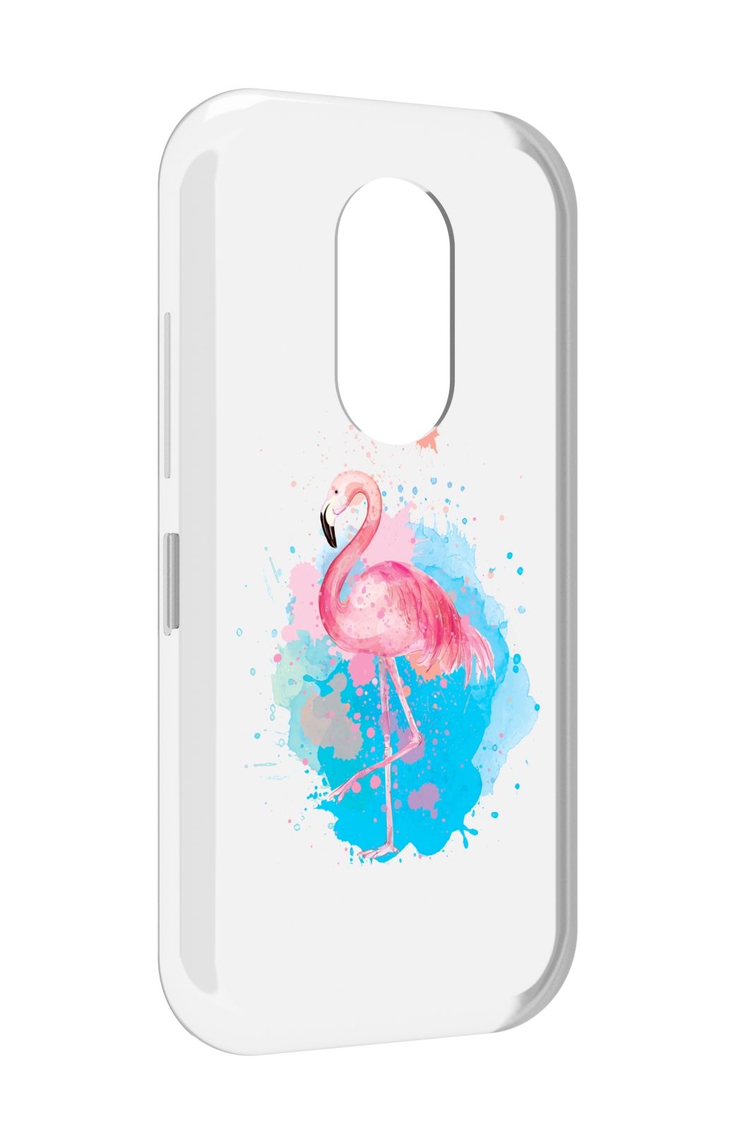 

Чехол MyPads акварельное-фламинго для Doogee S61 / S61 Pro, Прозрачный, Tocco