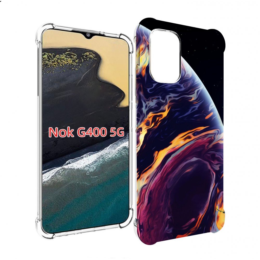 

Чехол MyPads акварельная планета для Nokia G400 5G, Прозрачный, Tocco