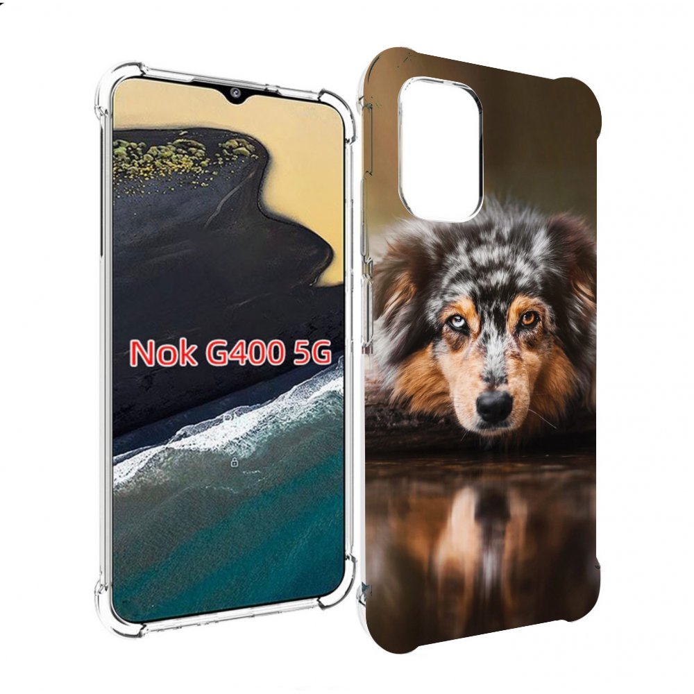 

Чехол MyPads австралииская овчарка для Nokia G400 5G, Прозрачный, Tocco