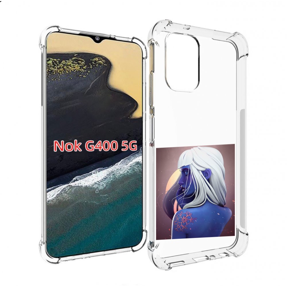 

Чехол MyPads аватар-с-цветком для Nokia G400 5G, Прозрачный, Tocco