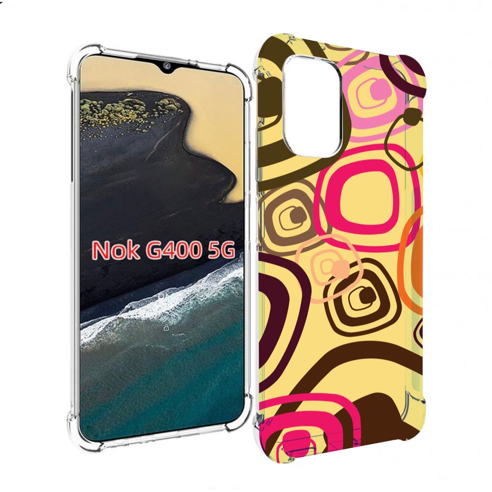 

Чехол MyPads абстракция-на-желтом-фоне для Nokia G400 5G, Прозрачный, Tocco