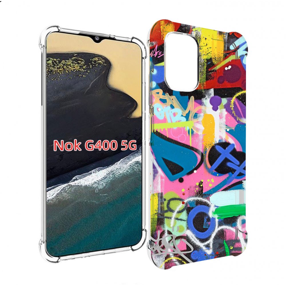 

Чехол MyPads абстракция-графити для Nokia G400 5G, Прозрачный, Tocco