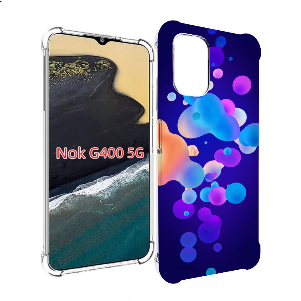 

Чехол MyPads абстрактные-пузырьки для Nokia G400 5G, Прозрачный, Tocco