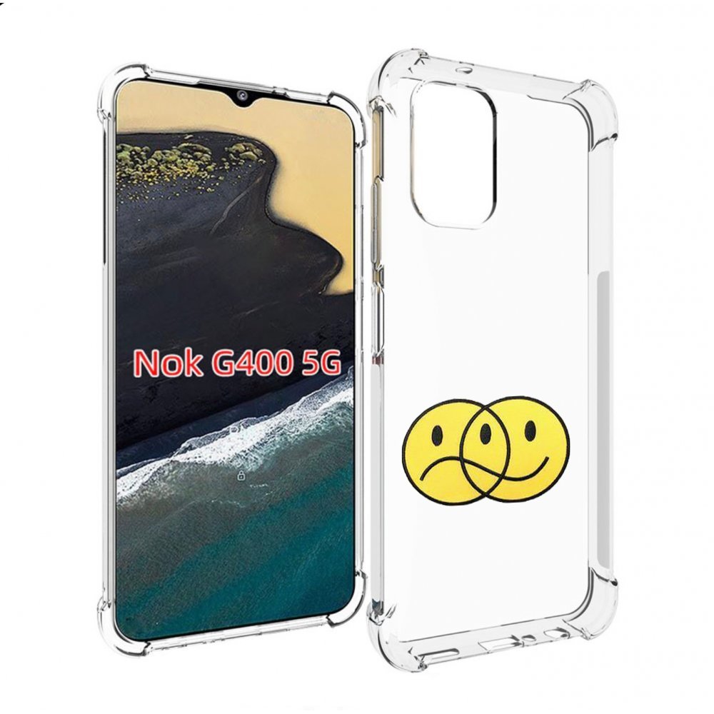 

Чехол MyPads Хиппи для Nokia G400 5G, Прозрачный, Tocco