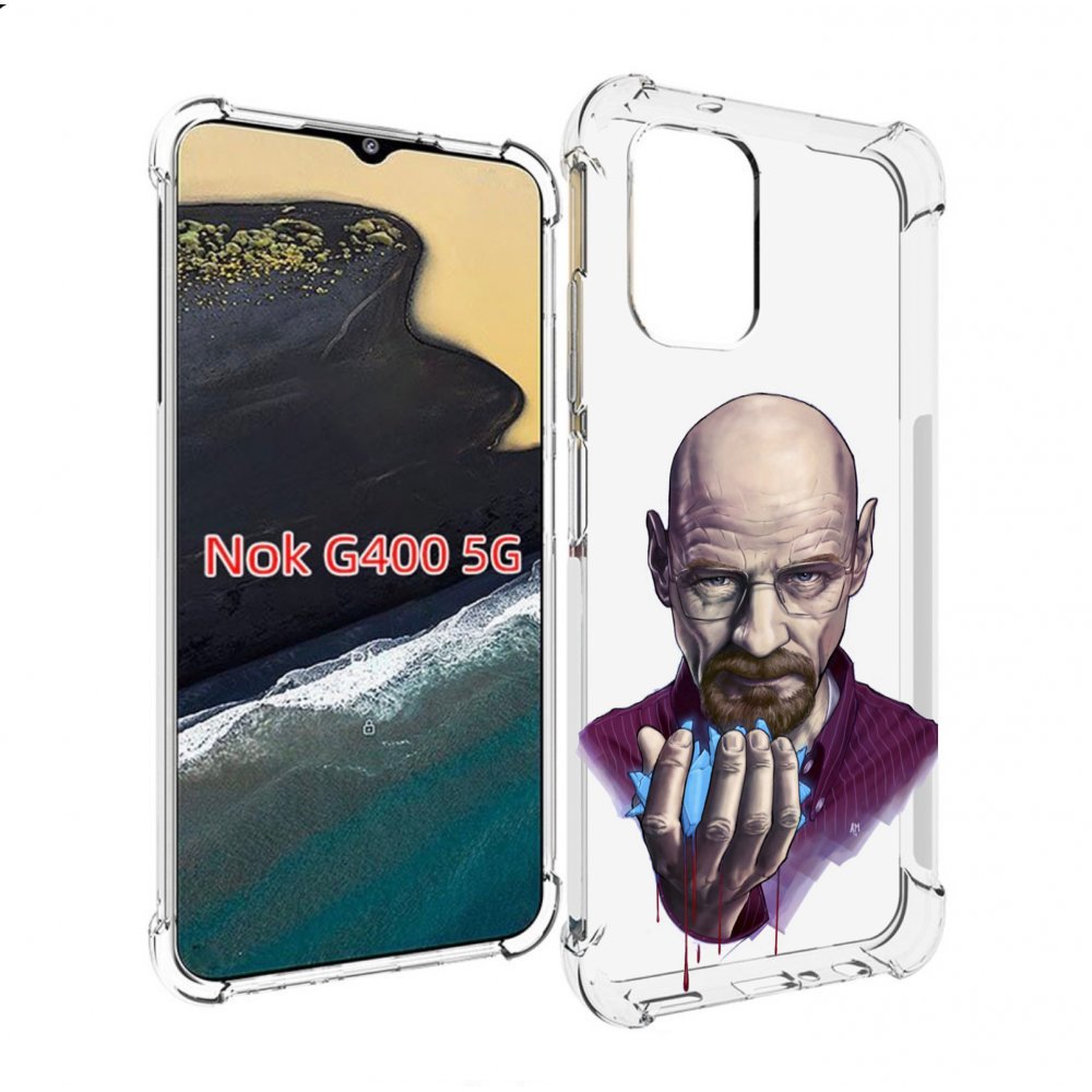 

Чехол MyPads Хайзенберг для Nokia G400 5G, Прозрачный, Tocco