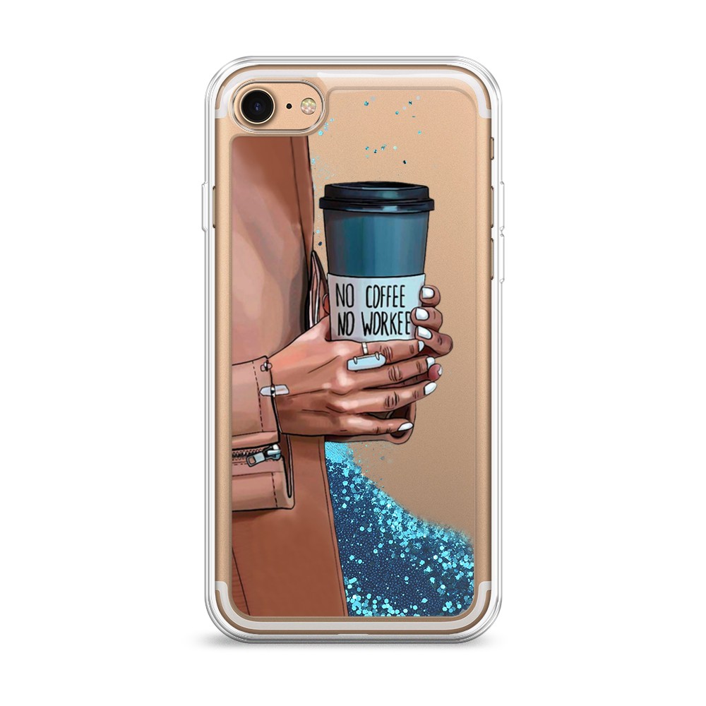 

Чехол Awog на Apple iPhone 8 / Айфон 8 "No coffee", Разноцветный, 10893-1