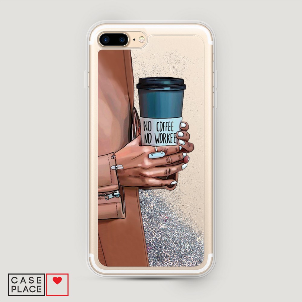 

Чехол Awog на Apple iPhone 7 Plus / Айфон 7 Plus "No coffee", Разноцветный, 10791-1