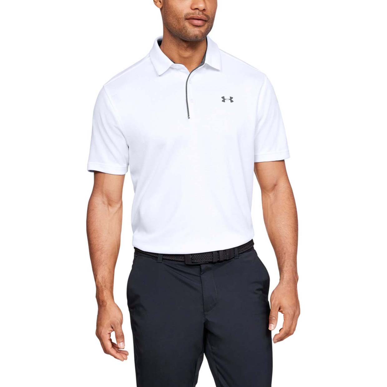 Футболка мужская Under Armour Tech Polo белая 3XL UNDER ARMOUR белый