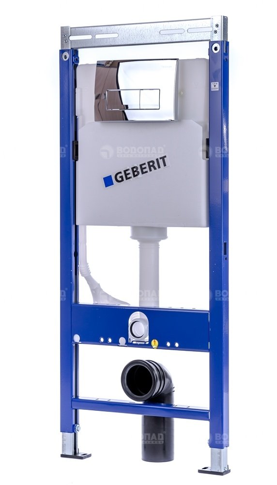 

Инсталляция Geberit Duofix Plattenbau UP100 458.125.21.1 с клавишей Delta 51 хром глянцевы