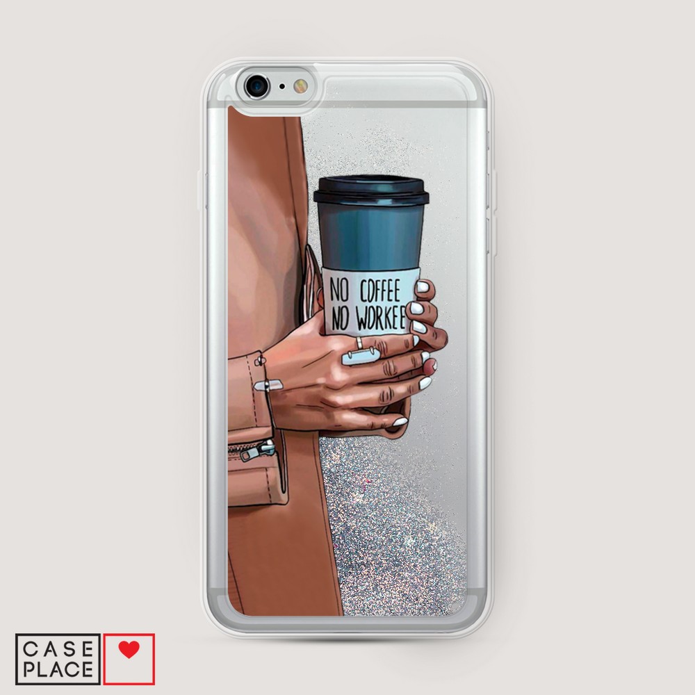 

Чехол Awog на Apple iPhone 6 Plus / Айфон 6 Plus "No coffee", Разноцветный, 10591-1