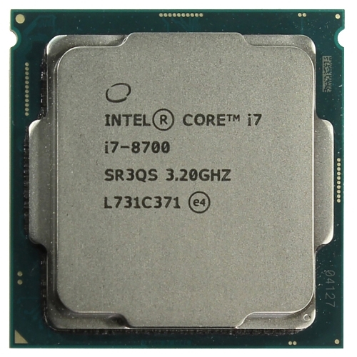 фото Процессор intel core i7 8700 lga 1151-v2 oem