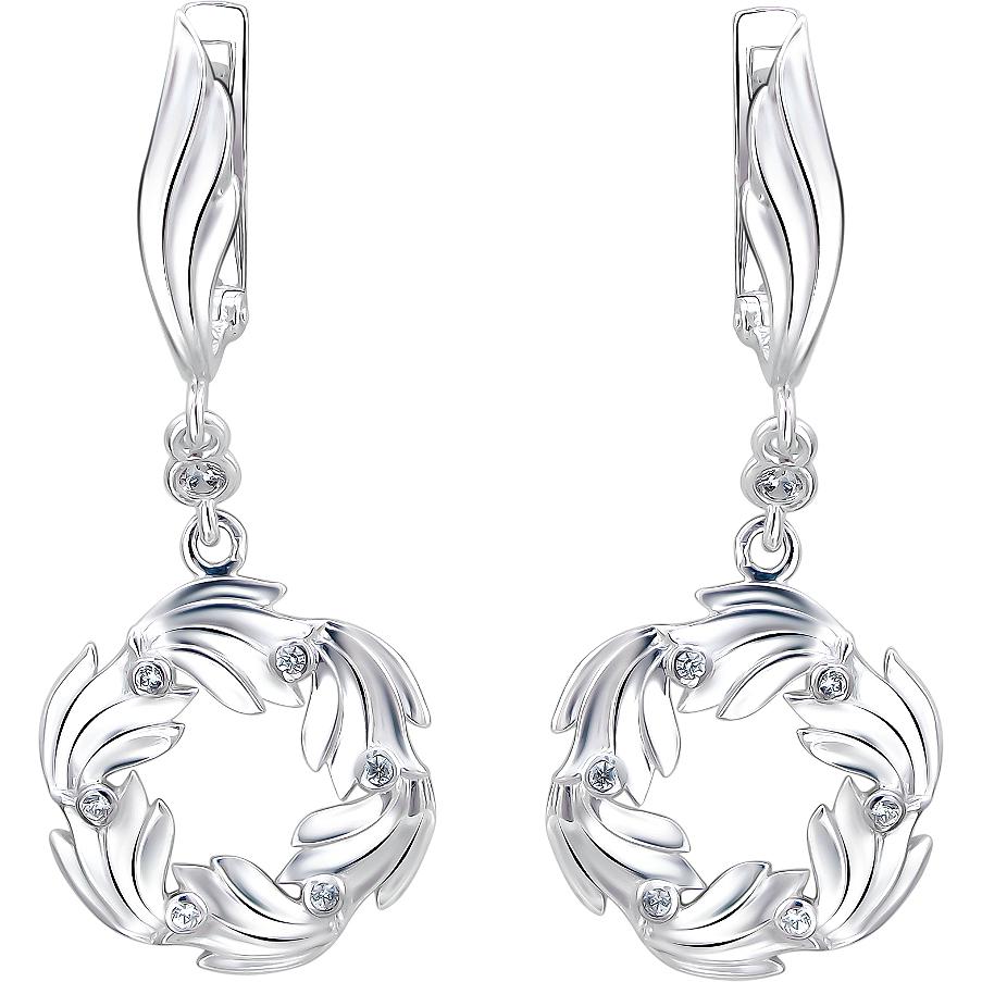 

Серьги женские из серебра Эстет 01С1510922, фианит, 01С1510922