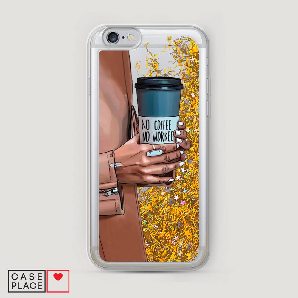 

Чехол Awog на Apple iPhone 6 / Айфон 6 "No coffee", Разноцветный, 10490-1