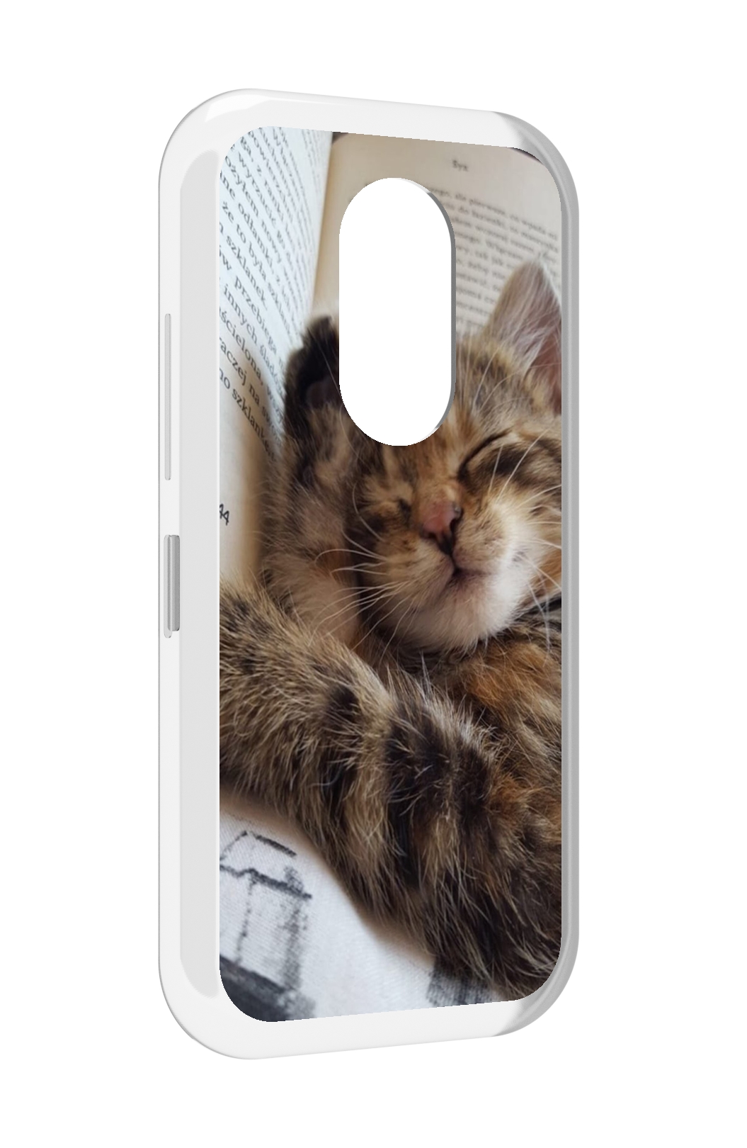 

Чехол MyPads Спящий-котенок для Doogee S61 / S61 Pro, Прозрачный, Tocco