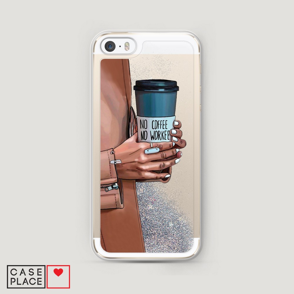 

Чехол Awog на Apple iPhone 5 / Айфон 5 "No coffee", Разноцветный, 10391-1