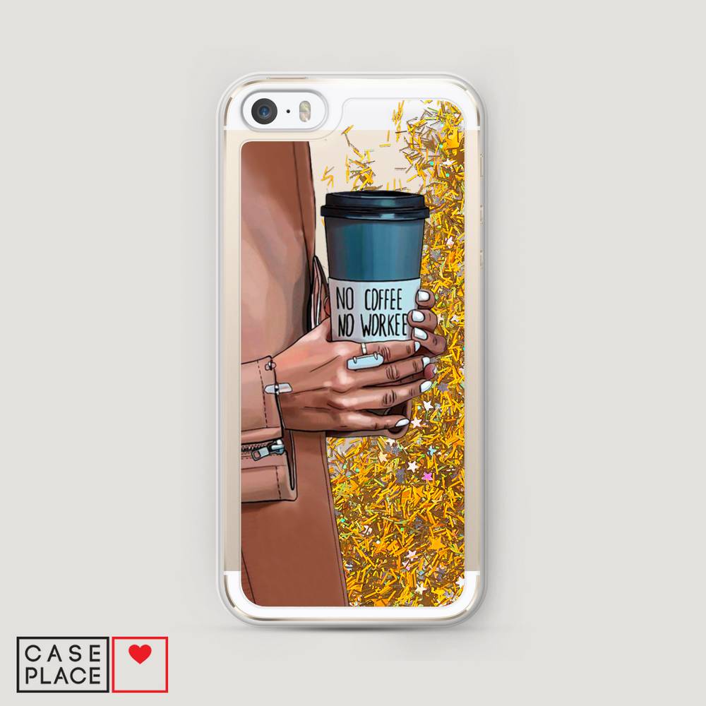 

Чехол Awog на Apple iPhone 5 / Айфон 5 "No coffee", 10390-1