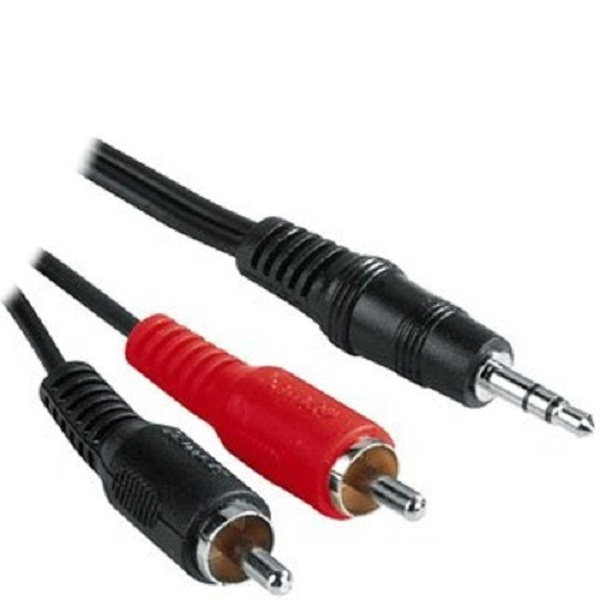 

Кабель аудио 3.5мм-2RCA Premier 5-034 переходник 3.5мм штекер на 2RCA штекера - 3 метра, ч