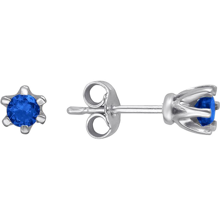 

Серьги-пусеты из серебра Эстет 01С252288-1, шпинель, 01С252288-1