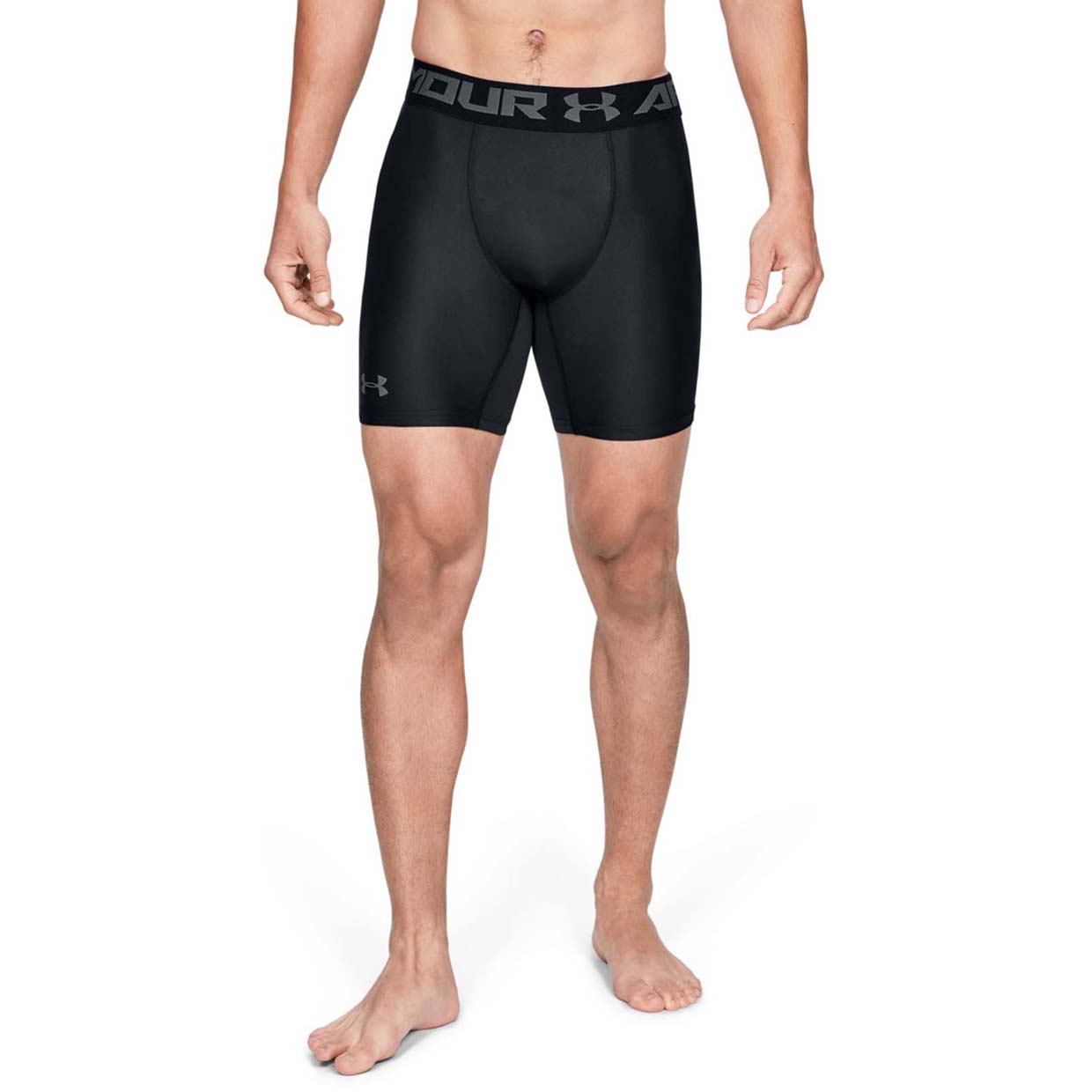 

Шорты мужские Under Armour HeatGear 15cm Mid Compression Shorts черные 3XL, HeatGear 15cm Mid Compression Shorts