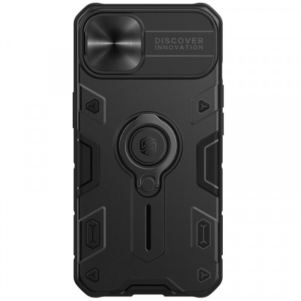 фото Nillkin camshield armor | противоударный чехол с защитой камеры и кольцом для iphone 13