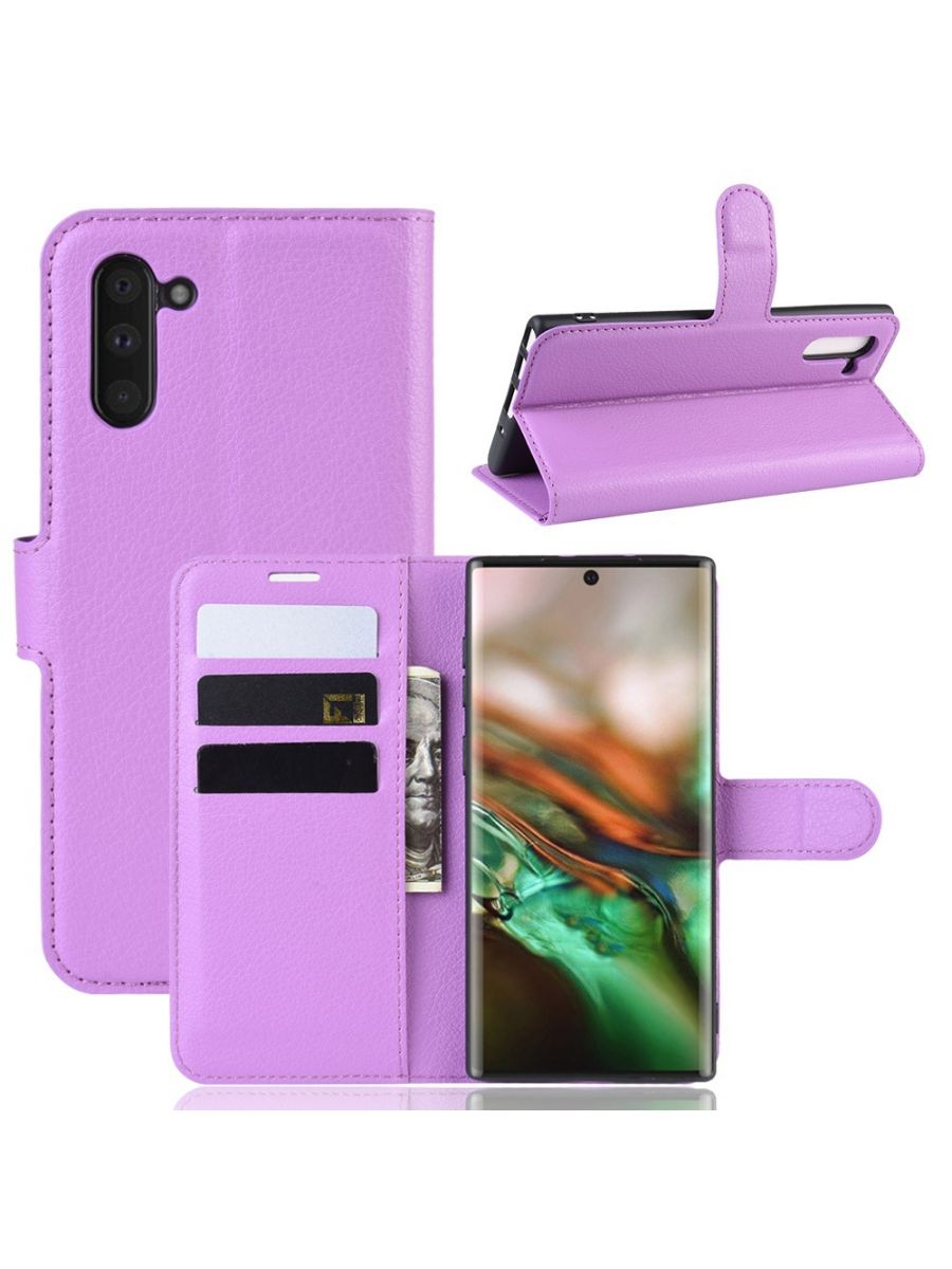

Brodef Wallet чехол книжка для Samsung Galaxy Note 10 черный