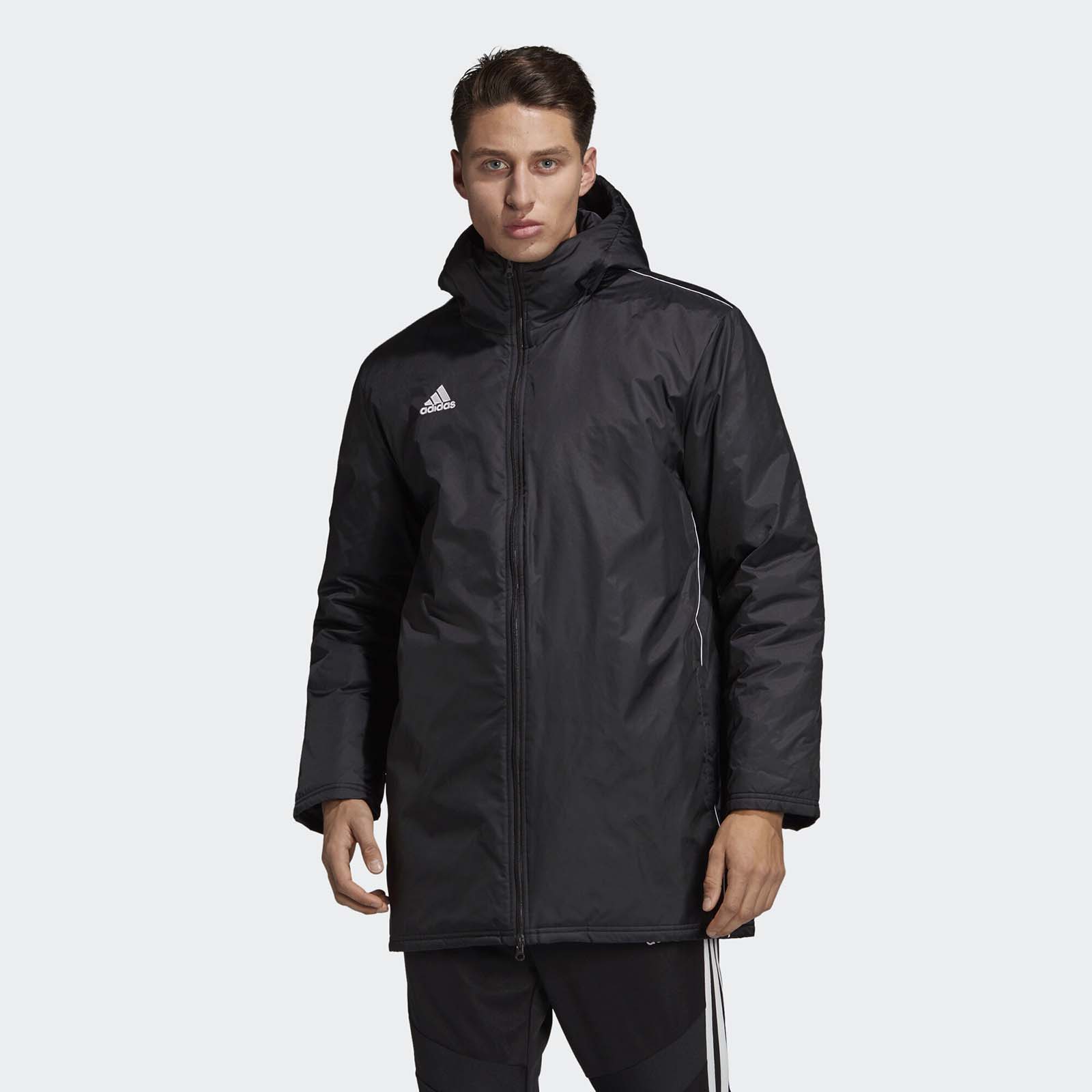 фото Куртка мужская adidas core18 std jkt черная l