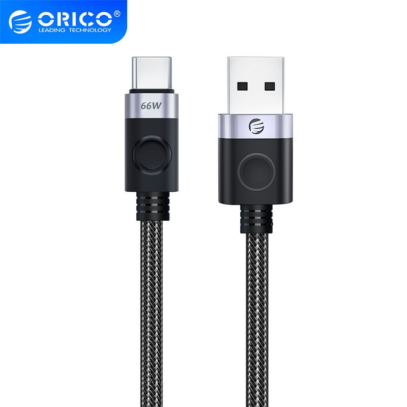 USB-Кабель ORICO черный/серебристый (ORICO-A2C-10-BK-BP)