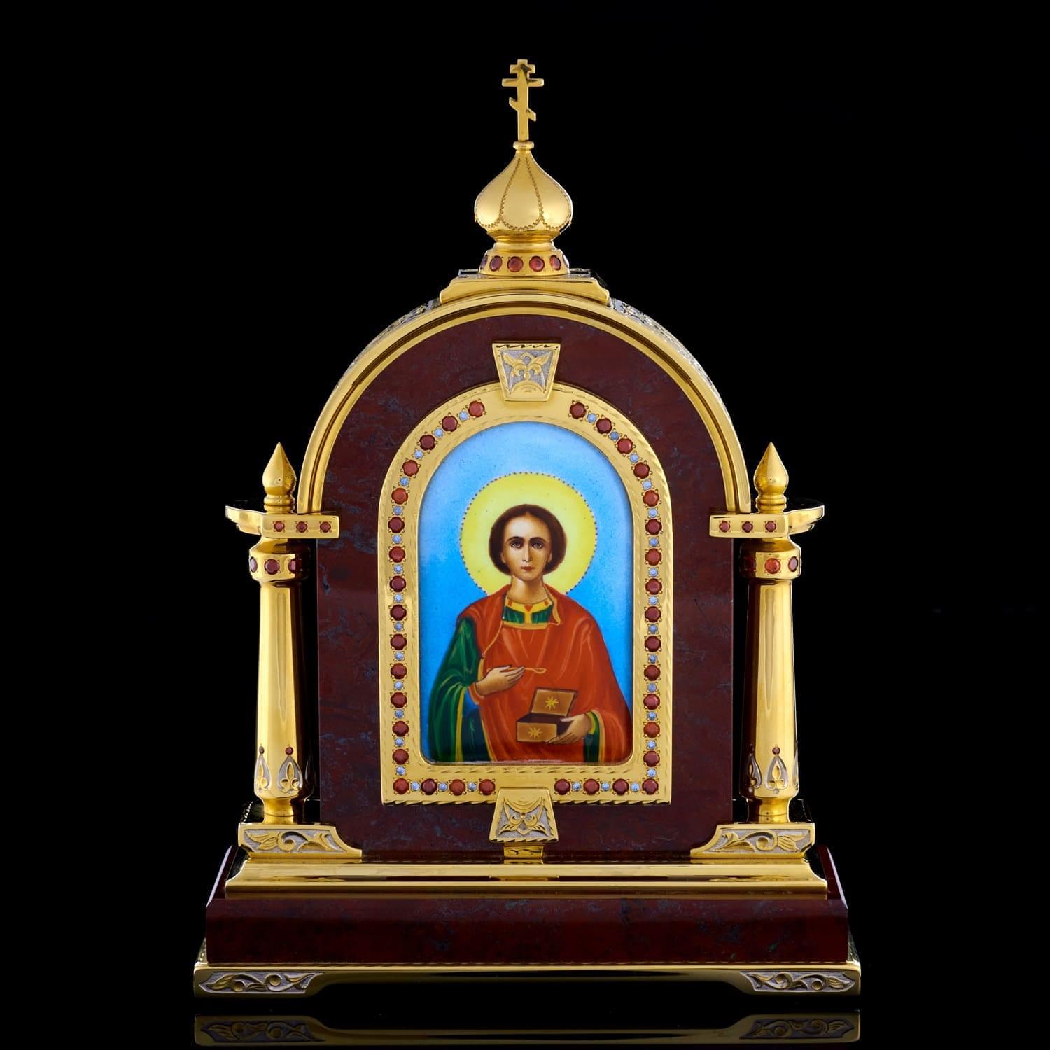 

Икона "Великомученик Пантелеймон" Златоуст 12,7 х 17,8 см