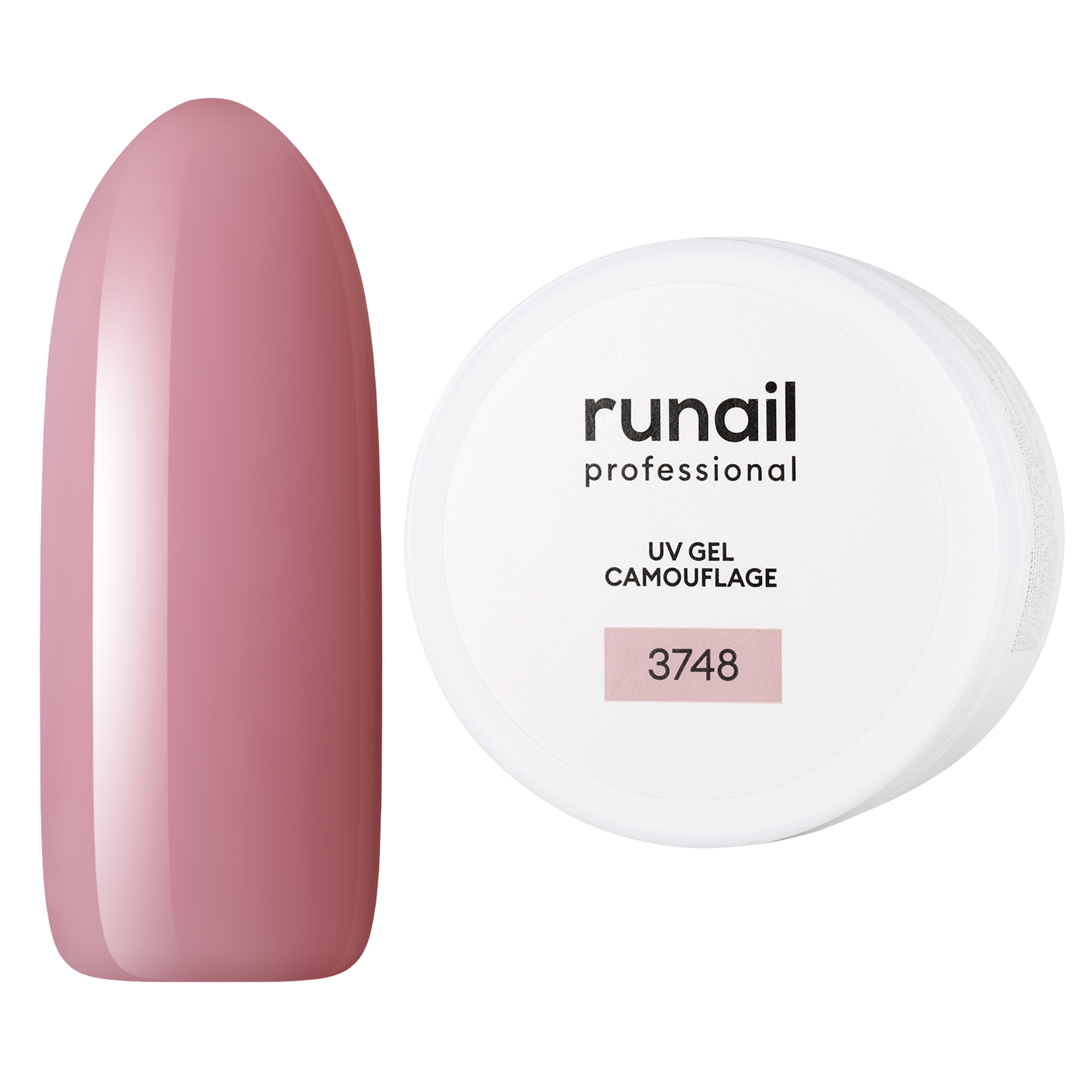 Камуфлирующий UV-гель RuNail чайная роза 30 г