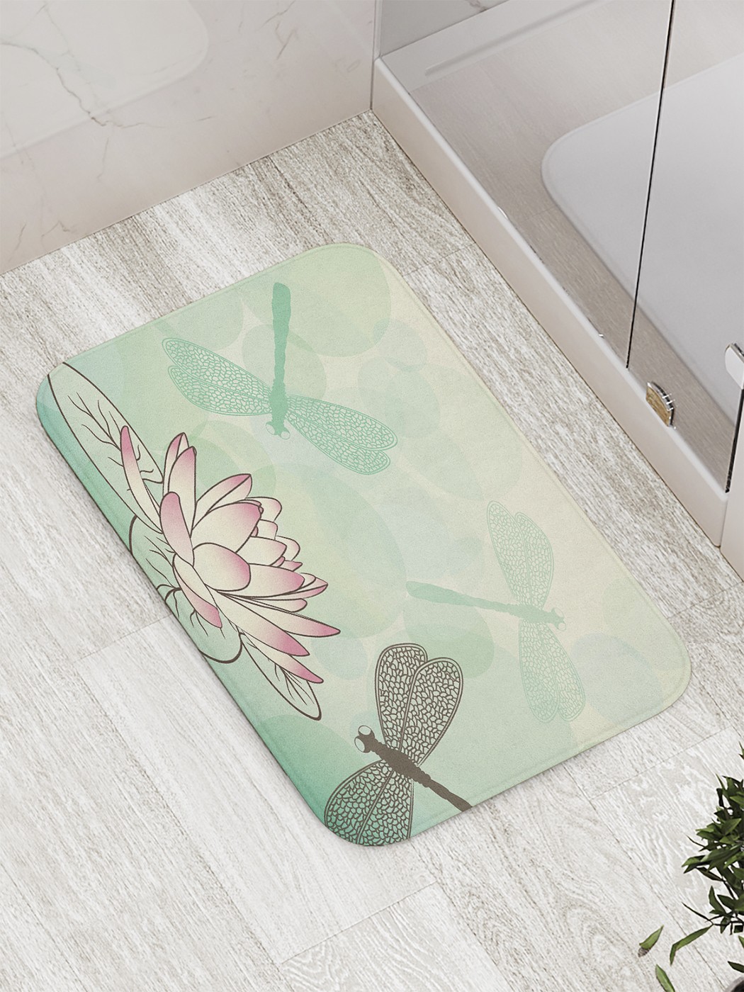 

bath_61937 Коврик противоскользящий для ванной, сауны, бассейна, 77х52 см