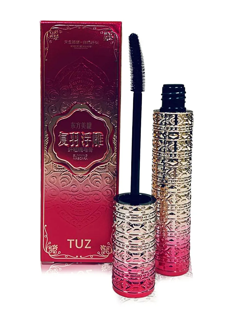 Удлиняющая подкручивающая тушь для ресниц цвет черный Tuz Slimming Mascara 10 г