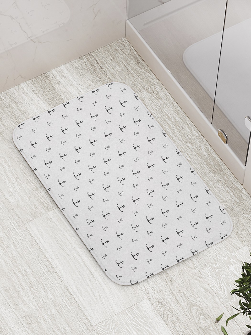 

bath_61848 Коврик противоскользящий для ванной, сауны, бассейна, 77х52 см